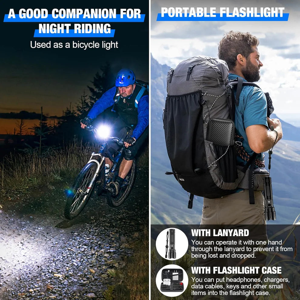 High Lumen Emergency LED Flashlight