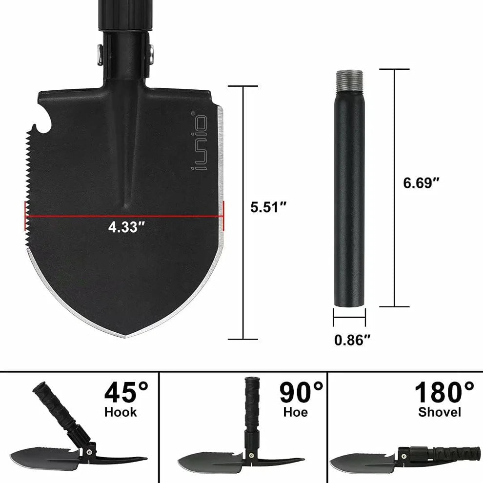 Multifunction Foldable Camping Shovel