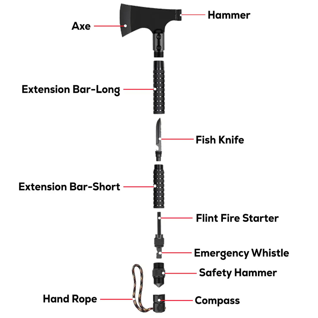 The First Multi-function 10-Tool Axe